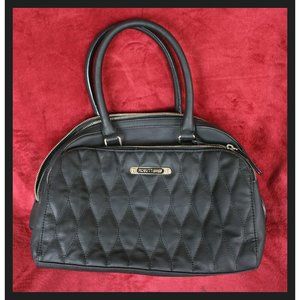 Rosetti Go black handbag  with quilted design on one side
